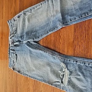 Women Joe's flare leg distressed jeans